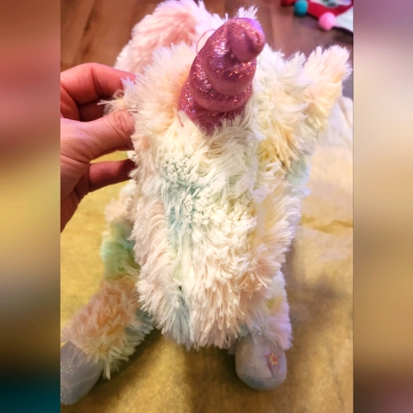 Cuddle Barn Light Up Unicorn Stuffed Animal - Picture 4 of 12